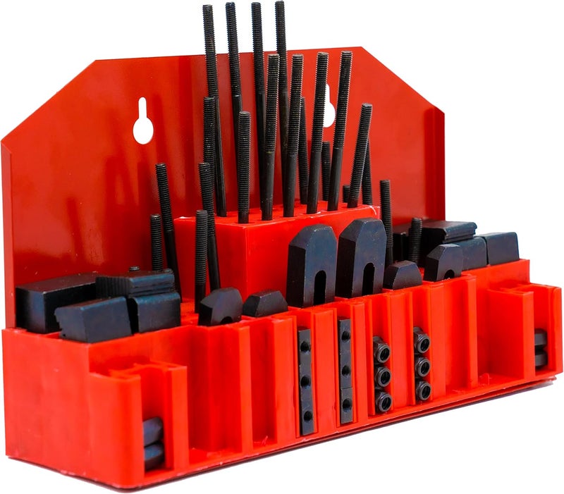 LLDSIMEX 52Pc T-Slot Clamping Kit Mill Machinist Set Table Slots: M8 - Image 2